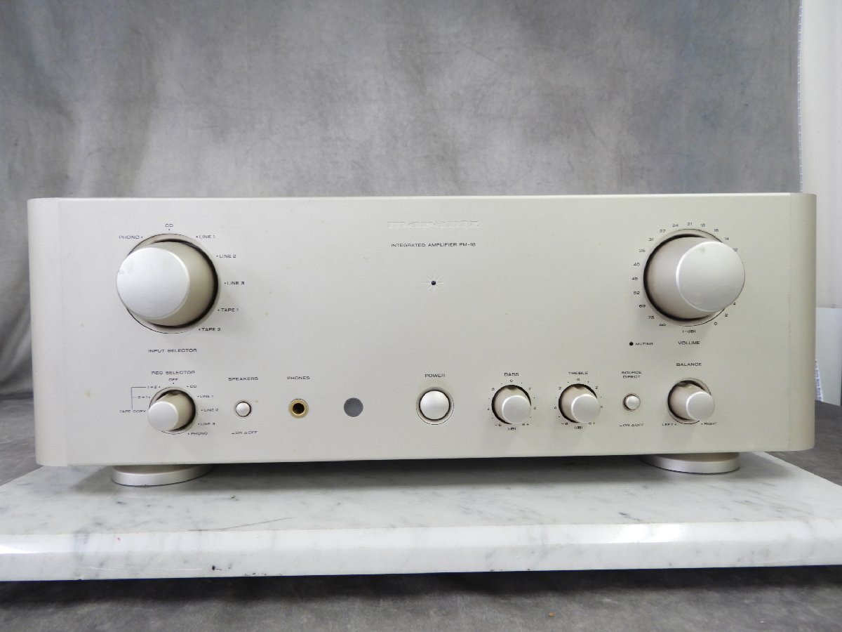 ☆ Marantz マランツ PM-16F プリメインアンプ ☆ジャンク☆_画像2