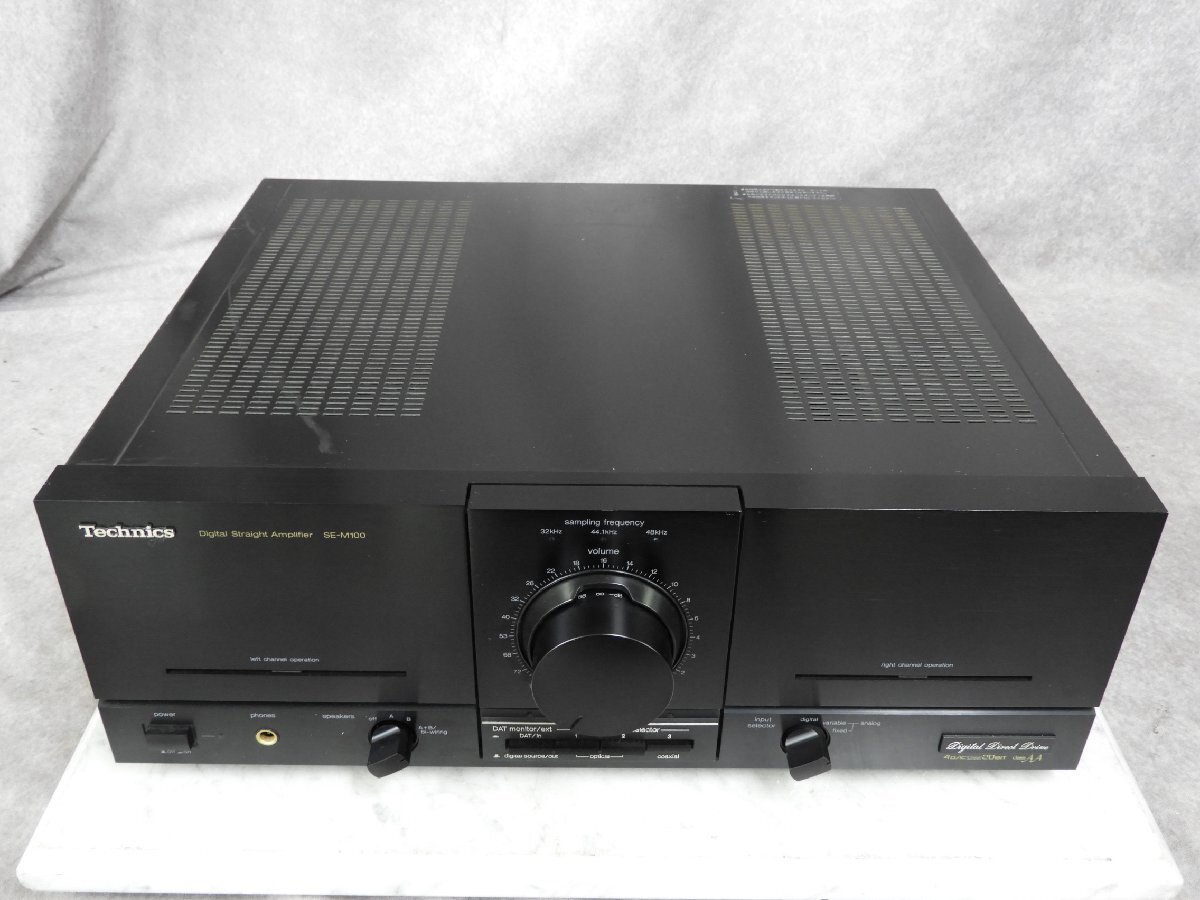 ☆ Technics テクニクス SE-M100 デジタルストレートアンプ ☆中古☆_画像7