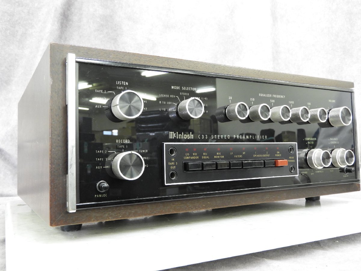 ☆ McIntosh C33 マッキントッシュ プリアンプ コントロールアンプ ☆中古☆_画像1