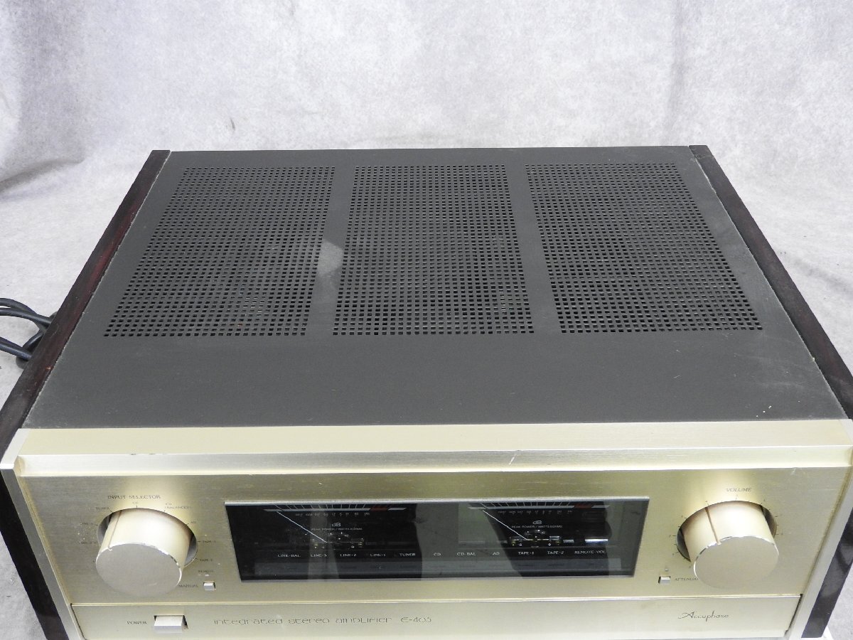 * Accuphase Accuphase pre-main amplifier E-405 * used *