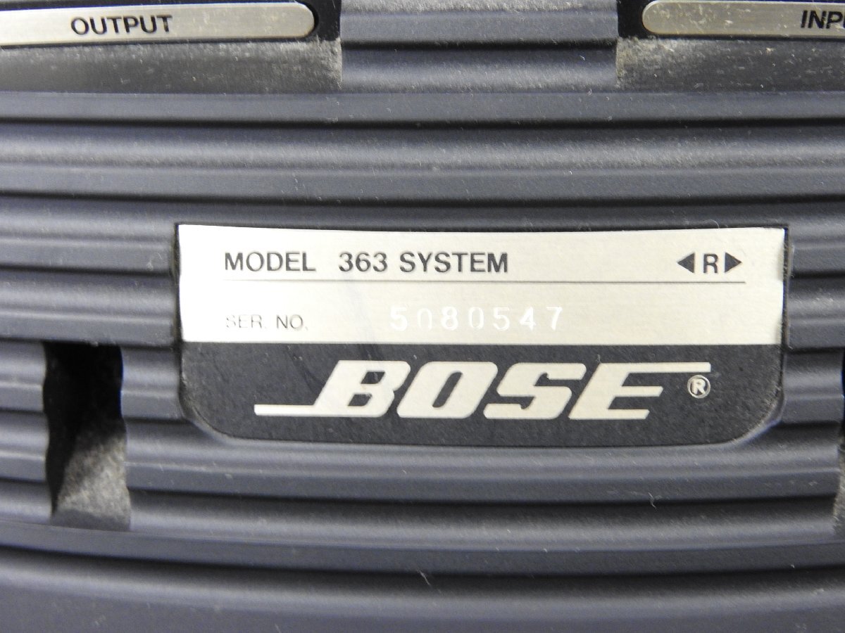 ☆ BOSE ボーズ スピーカーペア 363 SYSTEM スタンド付き ☆中古☆_画像9