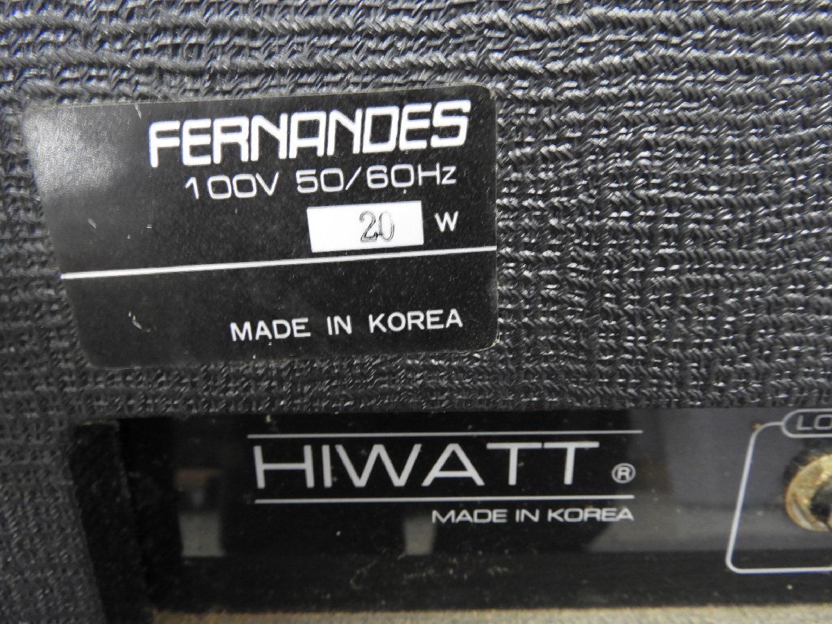 ☆ HIWATT ハイワット CUSTOM HIWATT 20HD / HW-405SE×2 3台セット ギターアンプ ヘッド＆キャビネット ☆中古☆_画像5