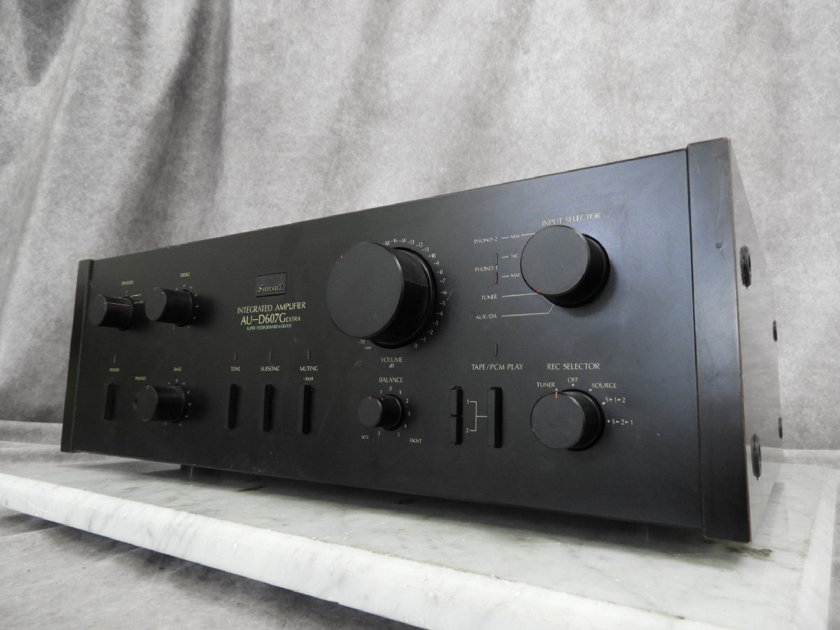 ☆ SANSUI サンスイ AU-D607G EXTRA プリメインアンプ ☆中古☆_画像3