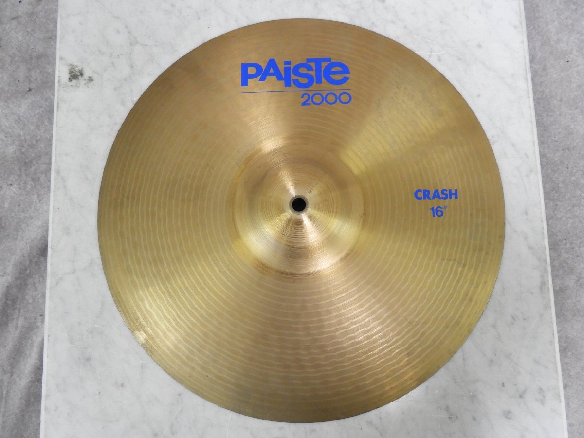 ☆ PAISTE パイステ 2000 CRASH 16 シンバル ☆中古☆_画像2