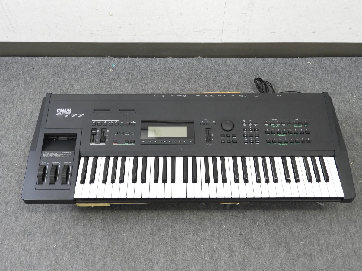 ☆ YAMAHA ヤマハ SY77 シンセサイザー ☆中古☆_画像1