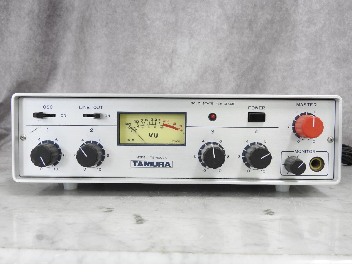 * TAMURA Tamura завод радиовещание для трансляция миксер TS-4000A * текущее состояние товар *