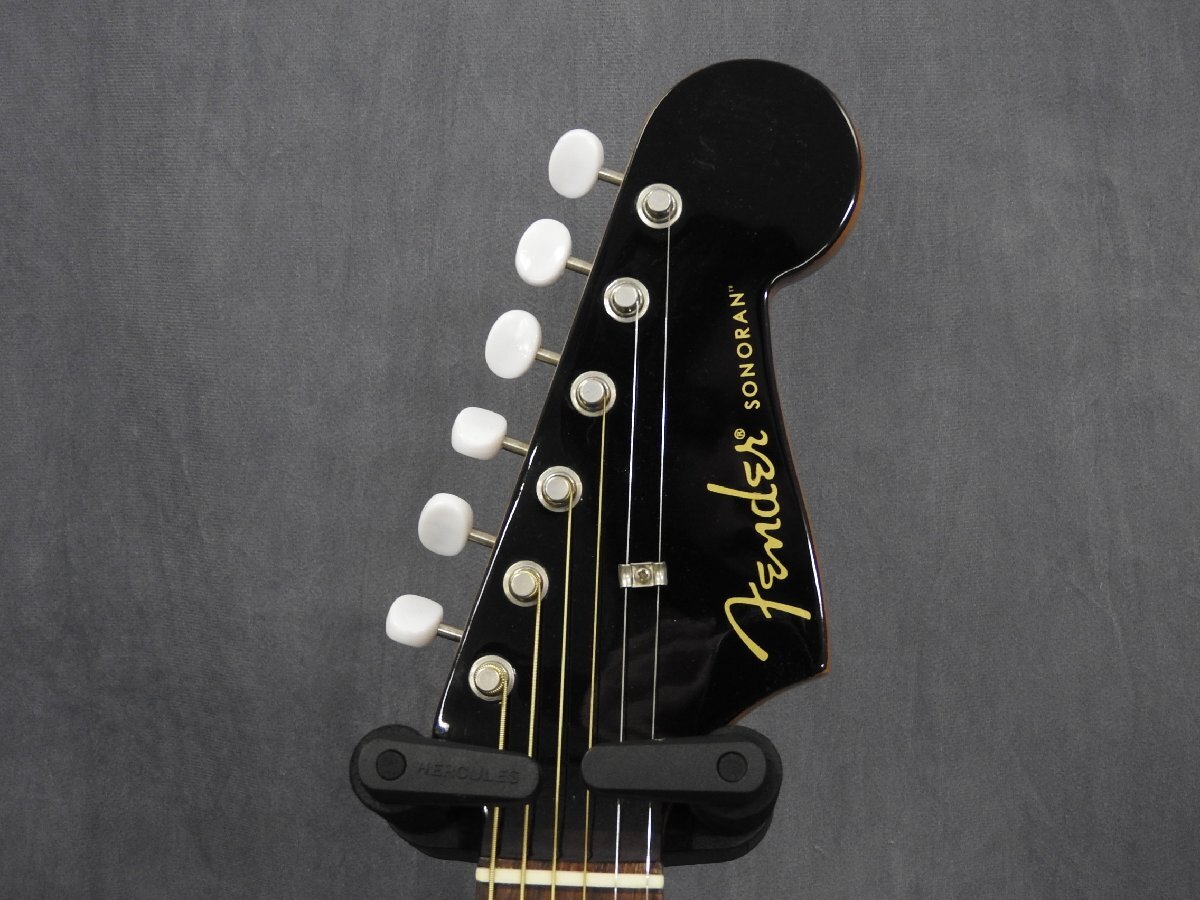 ☆ Fender フェンダー Sonoran SCE BLK ソノラン エレアコ ♯CSC17001275 ケース付き ☆中古☆_画像4