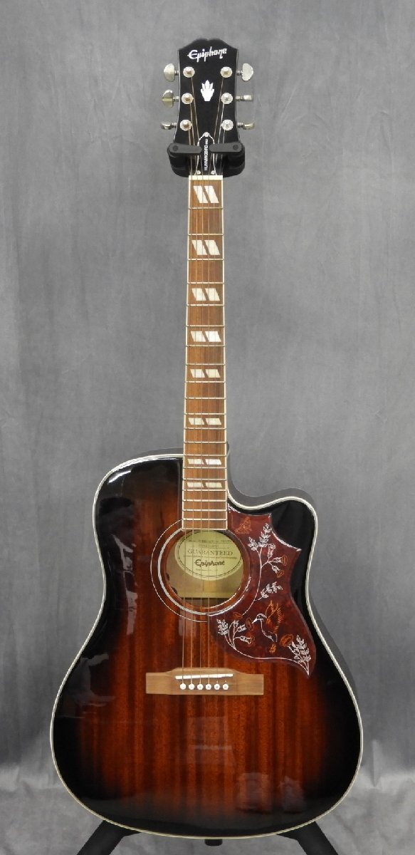 ☆ Epiphone エピフォン Hummingbird PRO/MB エレアコ #20042302893 ケース付き ☆中古☆_画像2