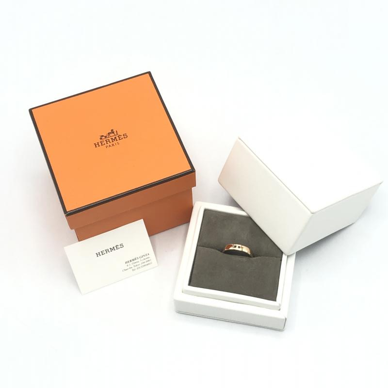 【中古】HERMES エヴァーヘラクレス リング 51 22V090335 ピンクゴールド エルメス Au750[240010424149]_画像7