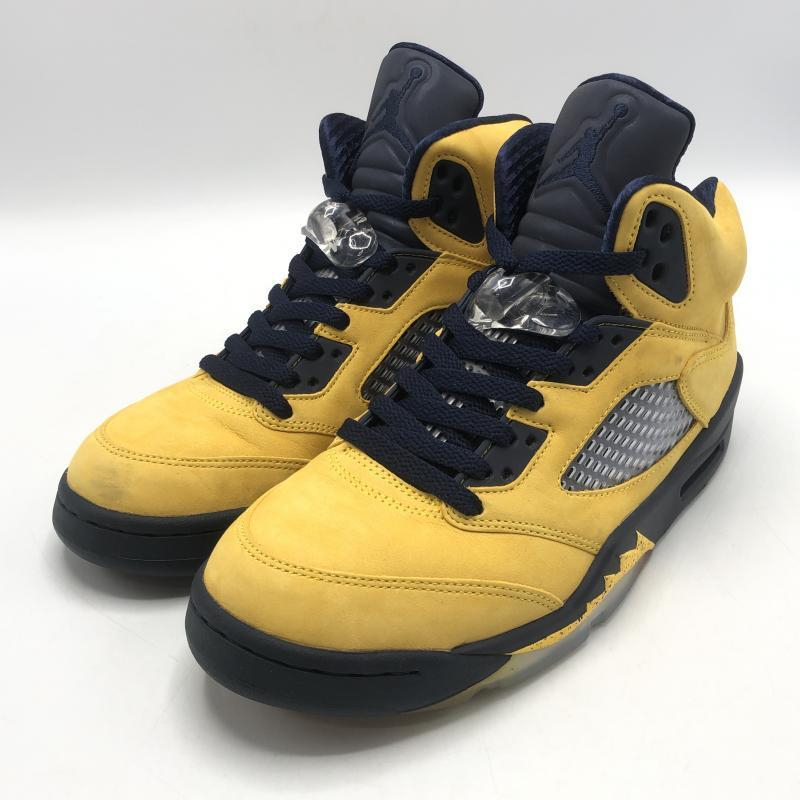 【中古】NIKE AIR JORDAN 5 MICHIGAN 25.5cm CQ9541-704[240010429546]_画像1