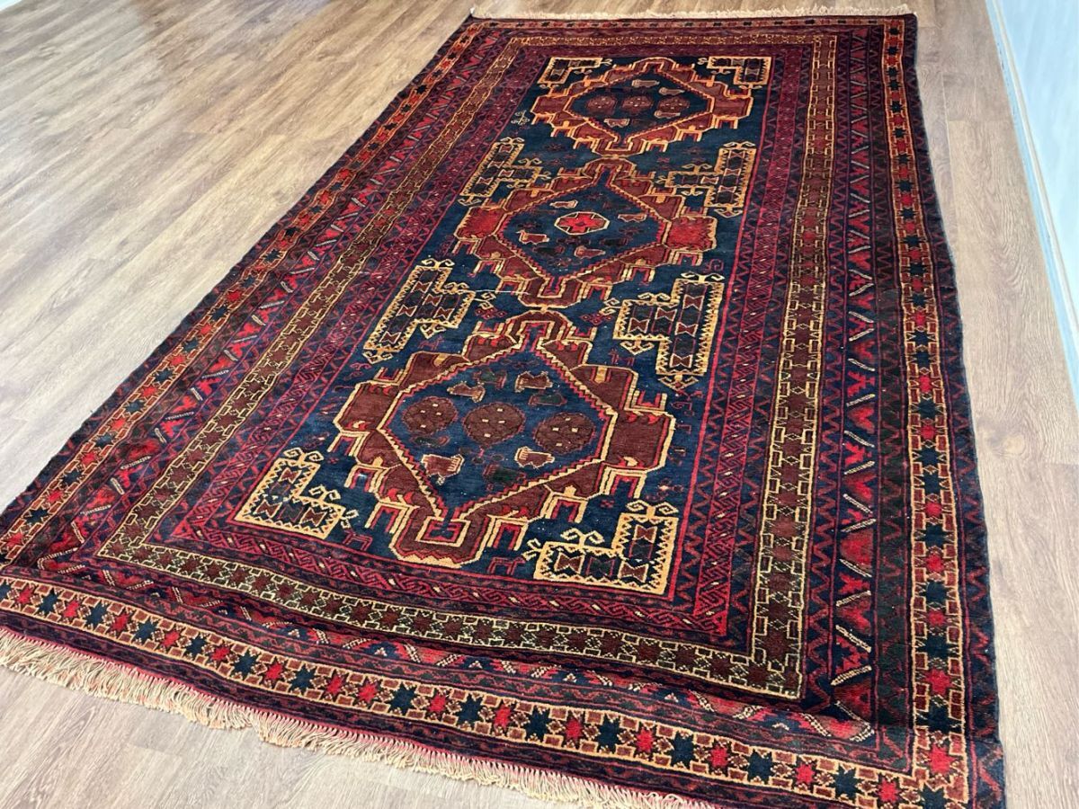 to rival rug * fine quality Vintage * large 260×152cmafgani Stan * Hella to* Ad la ska n production .. carpet 02ASBRE240513002E