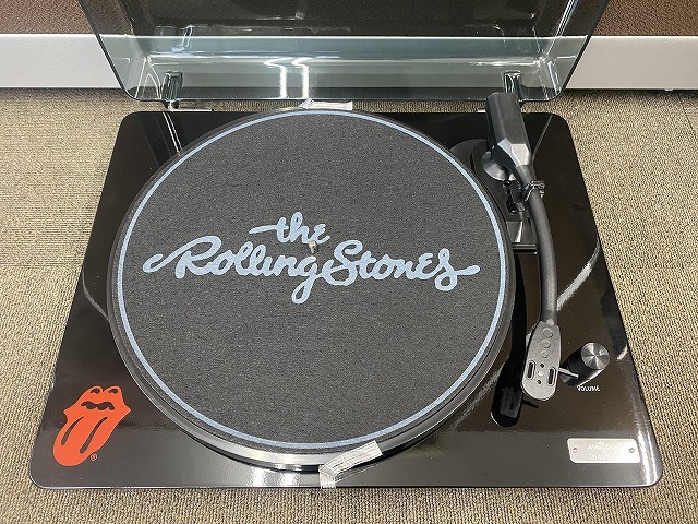 1円～ 中古 通電OK Amadana Music レコードプレーヤー The Rolling Stones ローリング・ストーンズ 1000台限定モデル フルレンジスピーカー_画像5