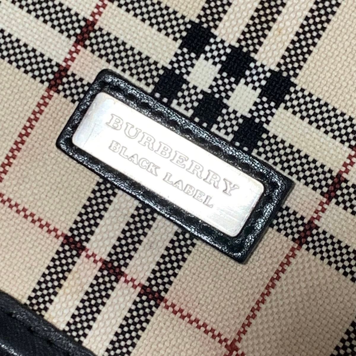 美品★BURBERRY バーバリーショルダーバッグ ノバチェック　フラップ　ホース  レザー キャンバス クロスボディ PVC