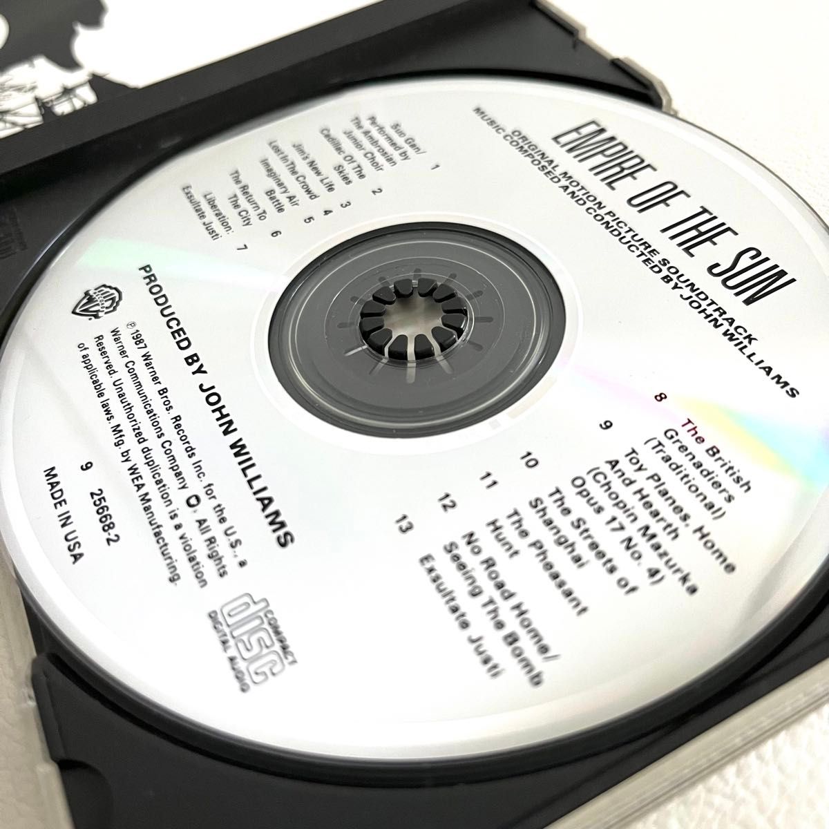 太陽の帝国 CD オリジナルサウンドトラック　スピルバーグ作品　クリスチャンベール　ジョンウィリアムズ　輸入盤