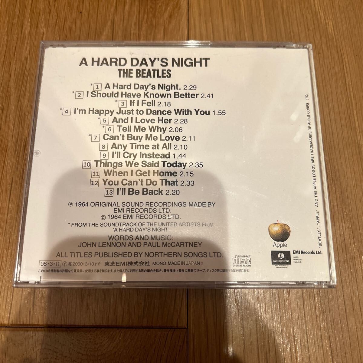  Beatles CD A Hard Day\'s Night