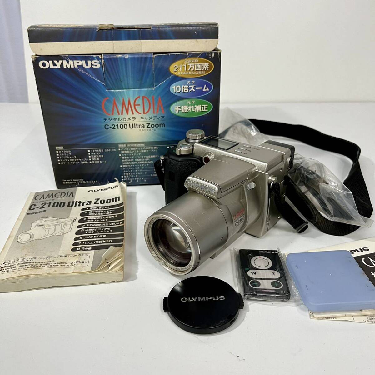 オリンパス OLYMPUS CAMEDIA C-2100 Ultra Zoom 箱付き_画像1