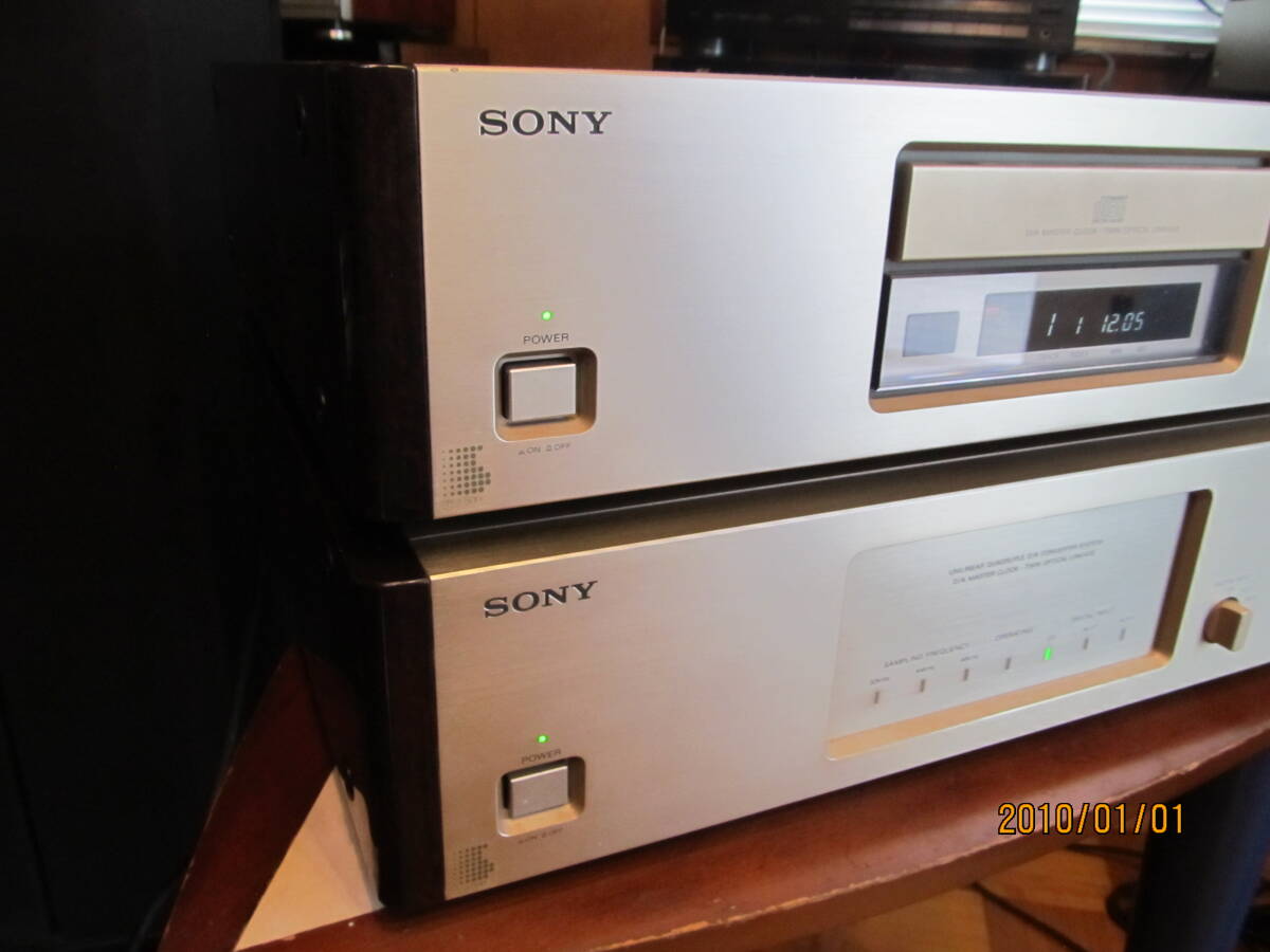 SONY ソニー CDP-R1 DAS-R1 CDトランスポート コンバーター セット 中古現状品の画像4