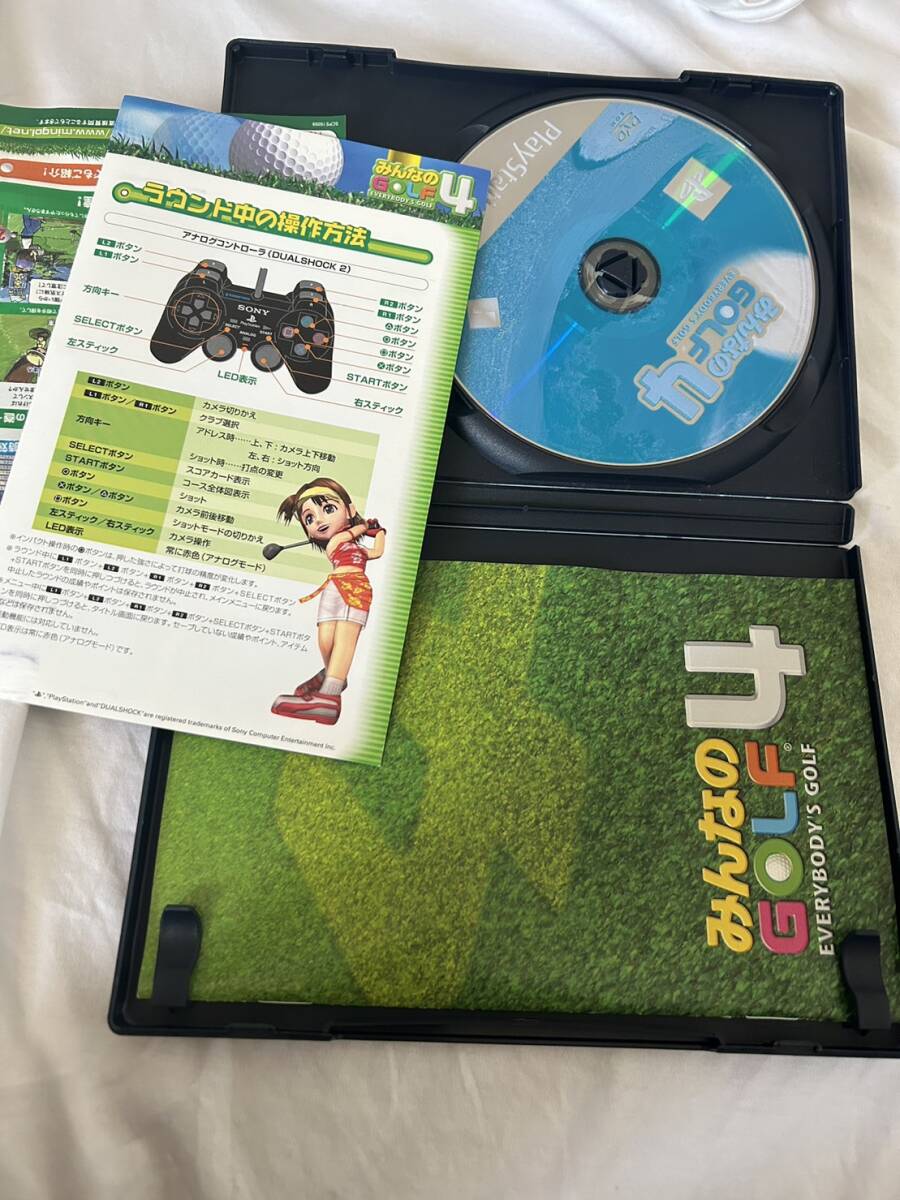  みんなのGOLF4 PS2 プレイステーション2 Playstation2 ゲームソフト 中古 ソニー・コンピュータエンタテインメント 4948872150590_画像3