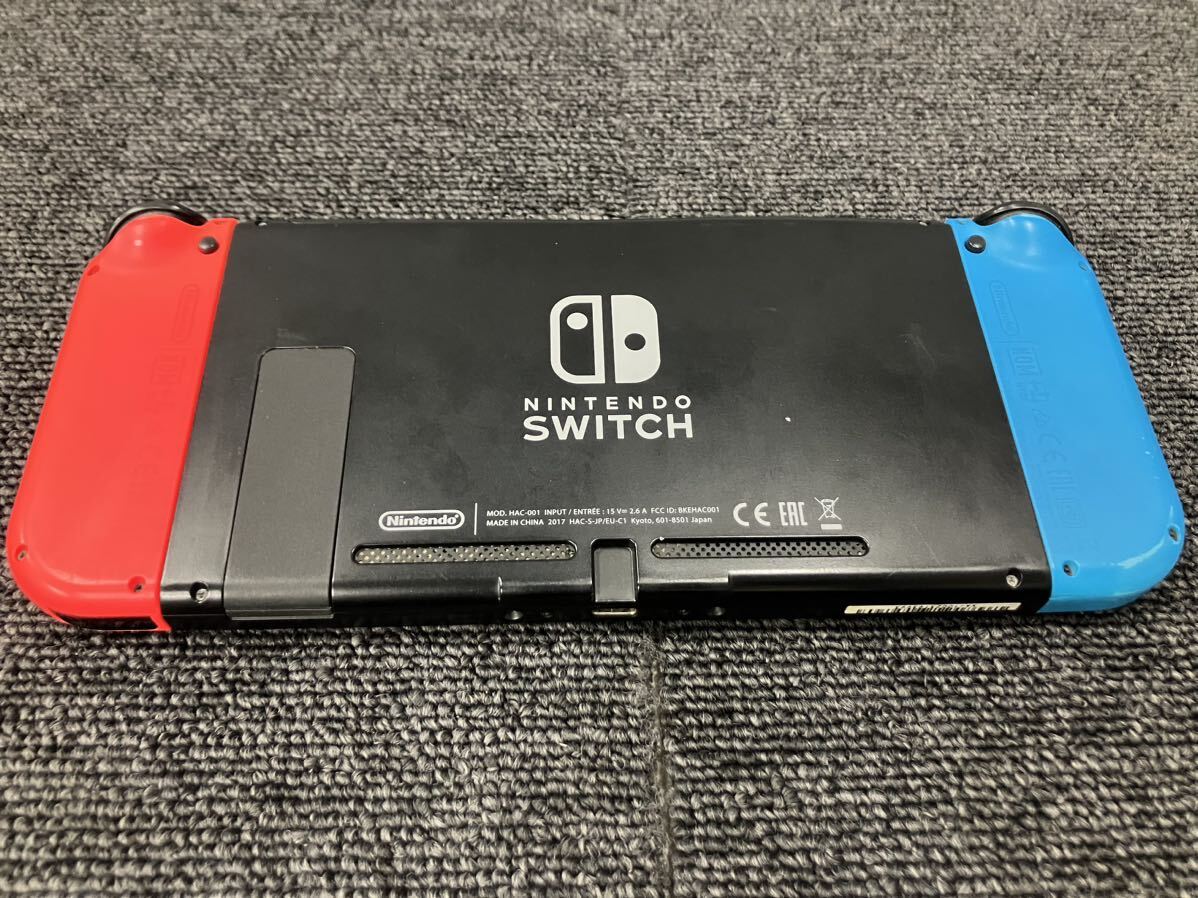 △【売り切り】任天堂 Nintendo Switch ニンテンドー スイッチ HAC-001 ※通電、初期化確認済みの画像3