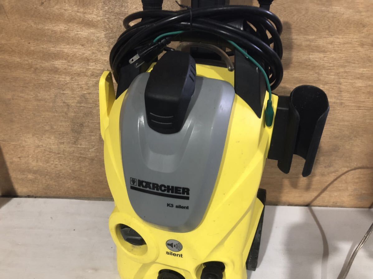 △【売り切り】KARCHER ケルヒャー 高圧洗浄機 SILENT K3 家庭用高圧洗浄機 _画像3