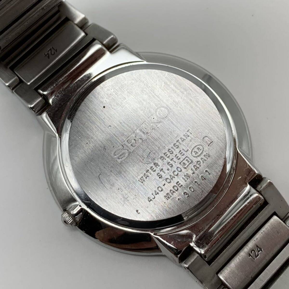 *[ selling out ]SEIKO DOLCE( Seiko Dolce ) men's wristwatch 4J40-0AC0 quartz QZ