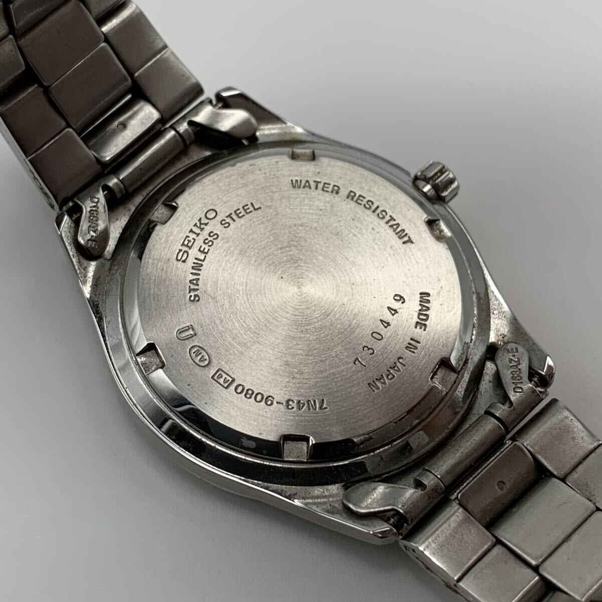 ◯【売り切り】SEIKO（セイコー）メンズ腕時計 7N43-9080 クォーツ QZ の画像5