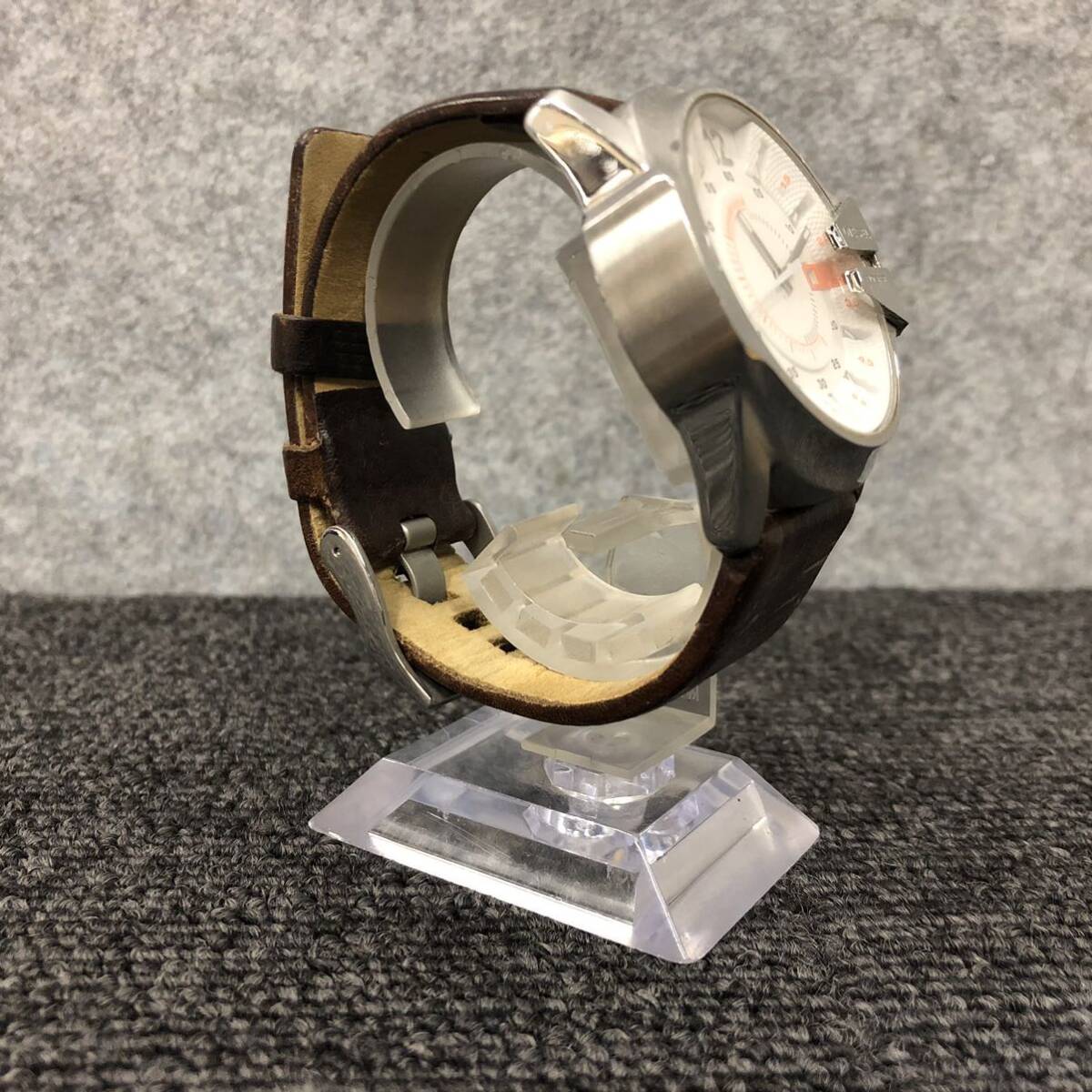 ★【売り切り】DIESEL ディーゼル ONLY THE BRAVE デイト クォーツ 腕時計 DZ-1668 121407の画像4