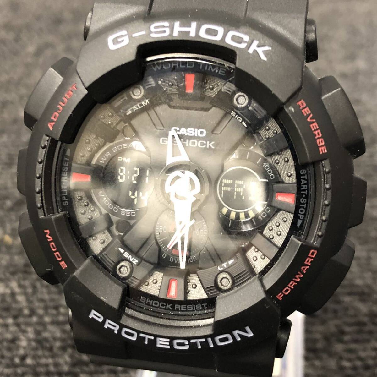 △【売り切り】CASIO カシオ G-SHOCK デジアナ 腕時計 GA-120_画像1