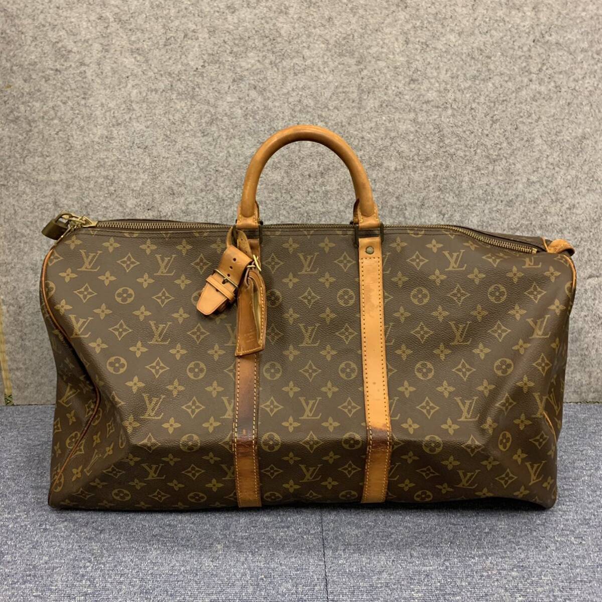 ◎【売り切り】LOUIS VUITTON（ルイ・ヴィトン）モノグラム キーポル55 ボストンバッグ ハンドバッグ _画像2