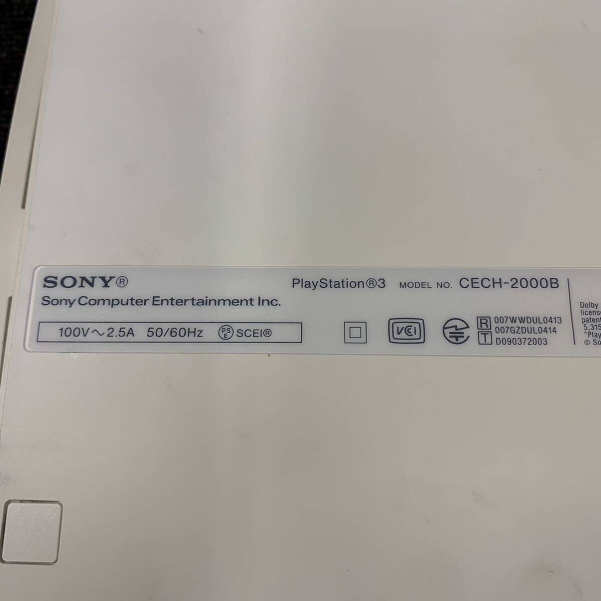 ◯【売り切り】SONY（ソニー）PlayStation3 プレイステーション3 プレステ3 FF13 ライトニング エディション CECH-2000B ※本体のみ_画像6