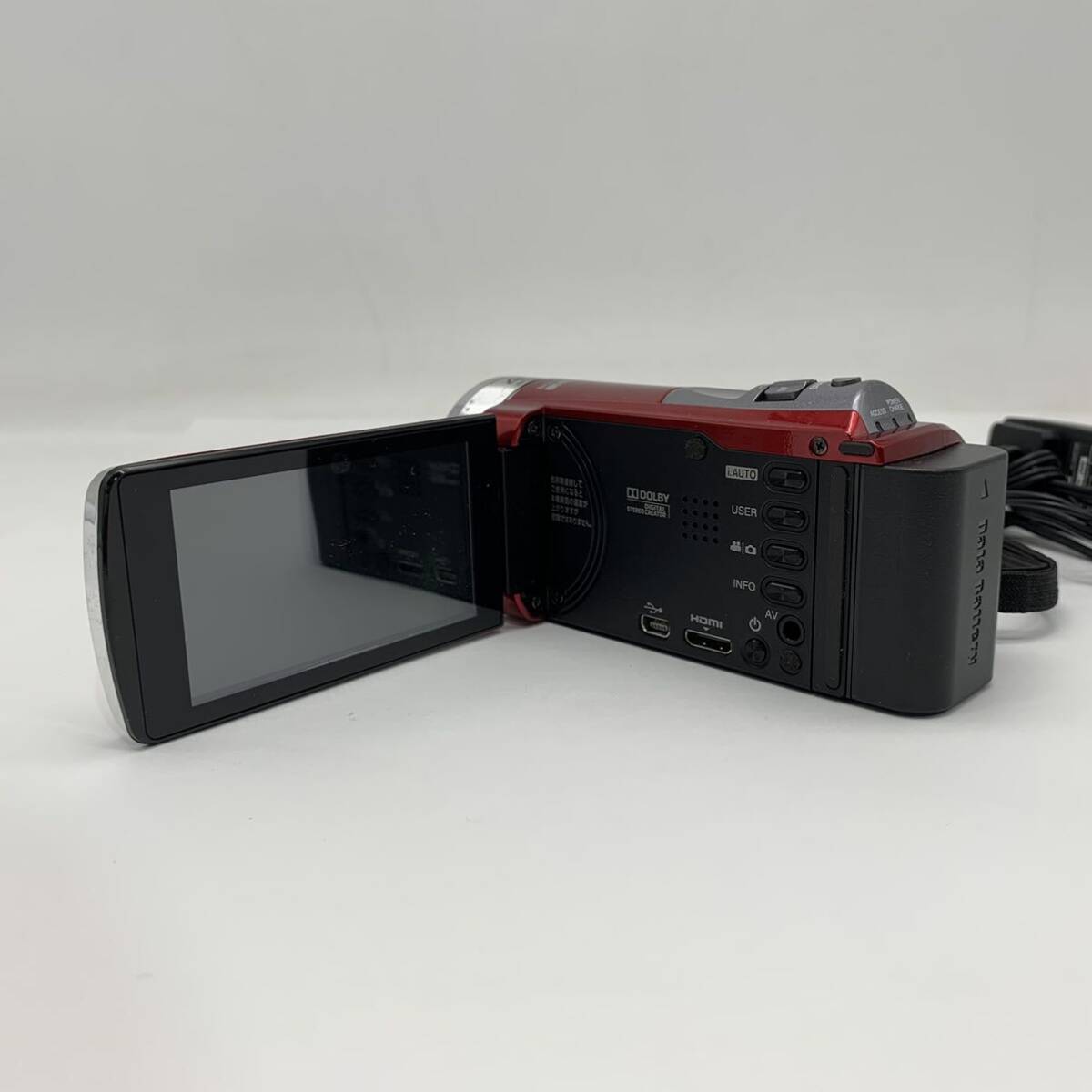 △【売り切り】JVCケンウッド デジタルビデオカメラ GZ-HM33-R 2013年製_画像3