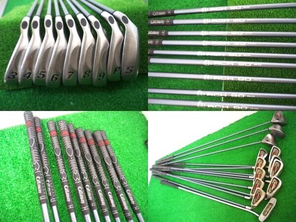 ◇Setあ38◇Callaway BIG BERTHA WAR BIRD キャディバッグ付き メンズゴルフクラブセット FLEX‐FIRM ビッグバーサ_画像6