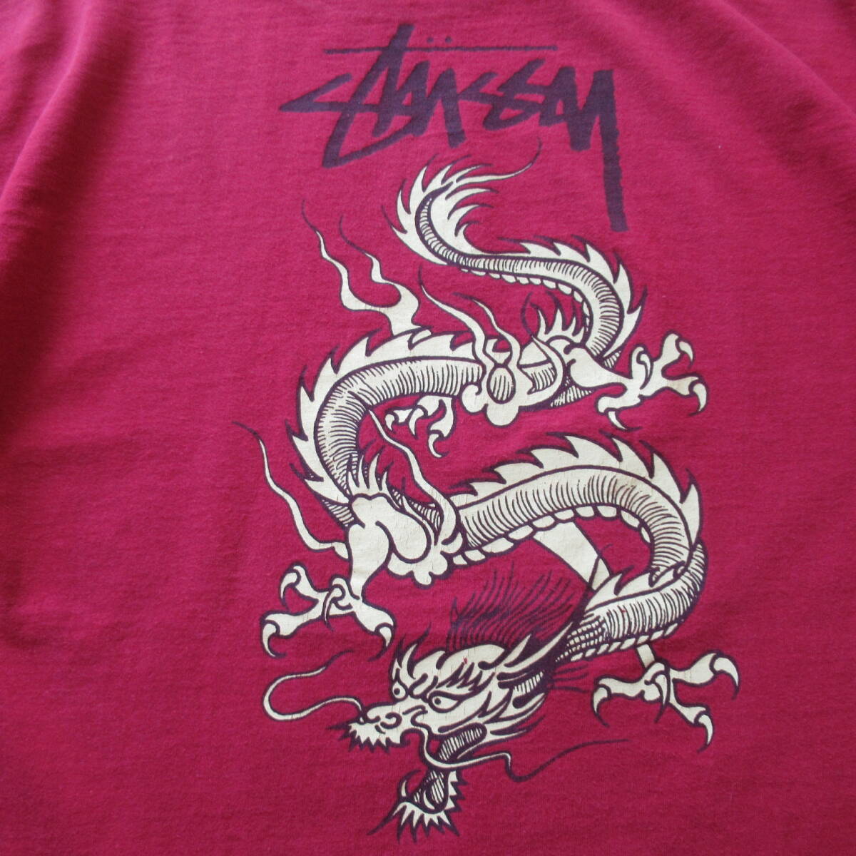 即決送込 XL 80s USA製 STUSSY ドラゴン old oldstussy オールド 即決送込 XL 80s USA製 STUSSY ドラゴン old oldstussy オールド