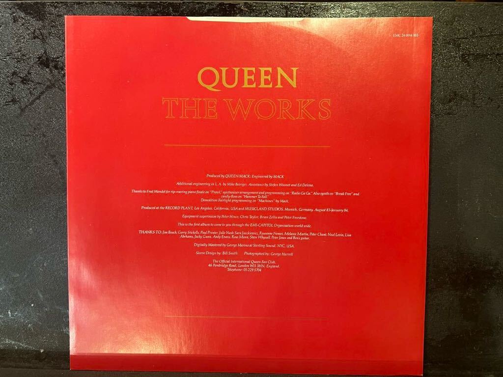 Queen The Works UK盤　MT1.EMC2400141 A1-1-3 STERLIN MT2.EMC2400141 B1-1-3 STERLIN_画像3