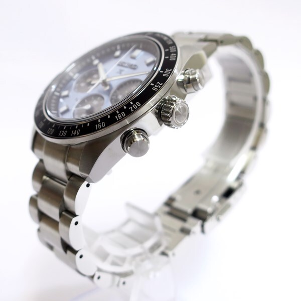 SEIKO　セイコー　V192-0AH0　プロスペックス　ライトブルー文字盤　ソーラー 腕時計【極美品】【送料無料】中古品 used A_画像2
