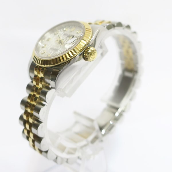 ROLEX ロレックス 179173G デイトジャスト 彫コンピューターシルバー文字盤 自動巻き 腕時計 中古品 used AB_画像2