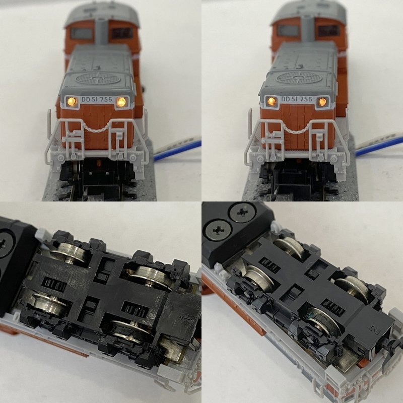 [ used ] N gauge DD51 diesel locomotive TOMIX 2207*KATO 7002-3 Hokutosei operation verification settled to Mix Kato . water metal [ including in a package un- possible ]