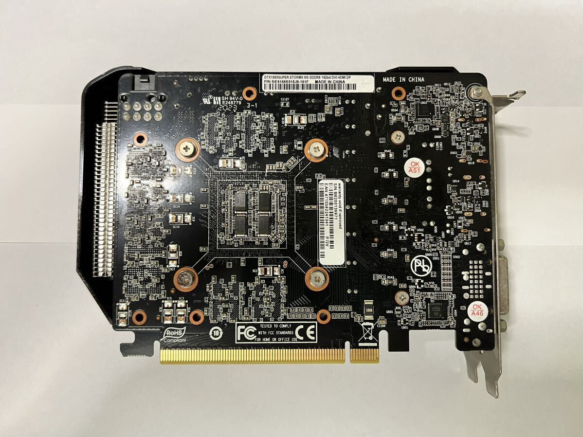 PALIT GeForce GTX1660SUPER STORMX 6G GDDR6 192bit DVI HDMI DP _画像2