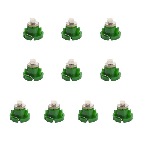 10個セット●● 12V T4.2 マイクロ LED ※カラーグリーン 緑 メーター球 エアコンパネル インパネ_画像1
