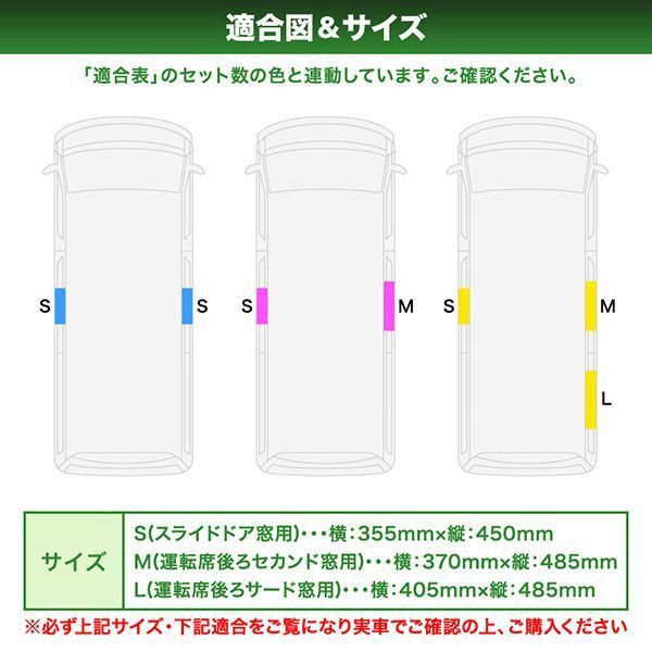 200系 ハイエースワゴングランドキャビン [H16.8-H25.10] 車種専用網戸 アミDOエース 2枚 M/Lサイズ_画像5