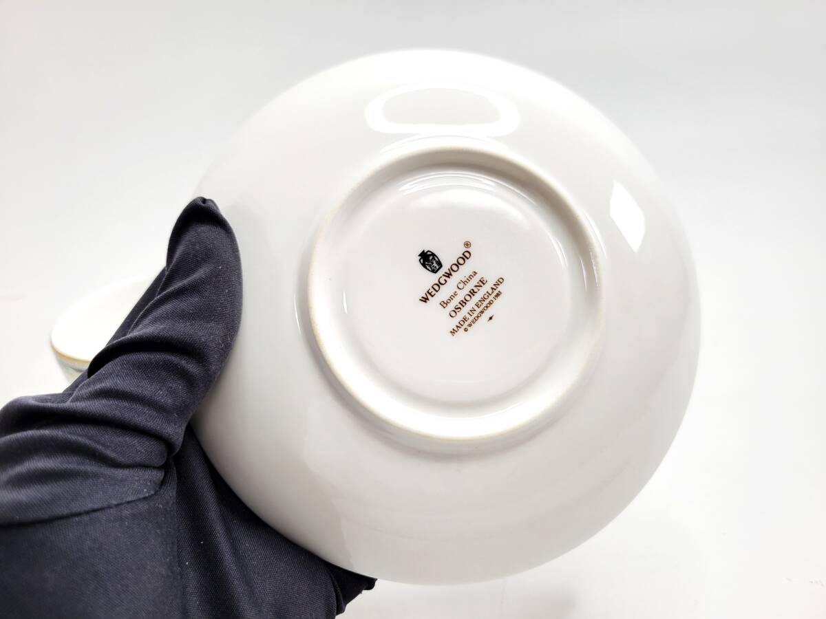 【送料無料・長期保管品】ウェッジウッド　カップ＆ソーサー　オズボーン　Wedgwood　C/S　英国製　廃盤品　食器_画像6