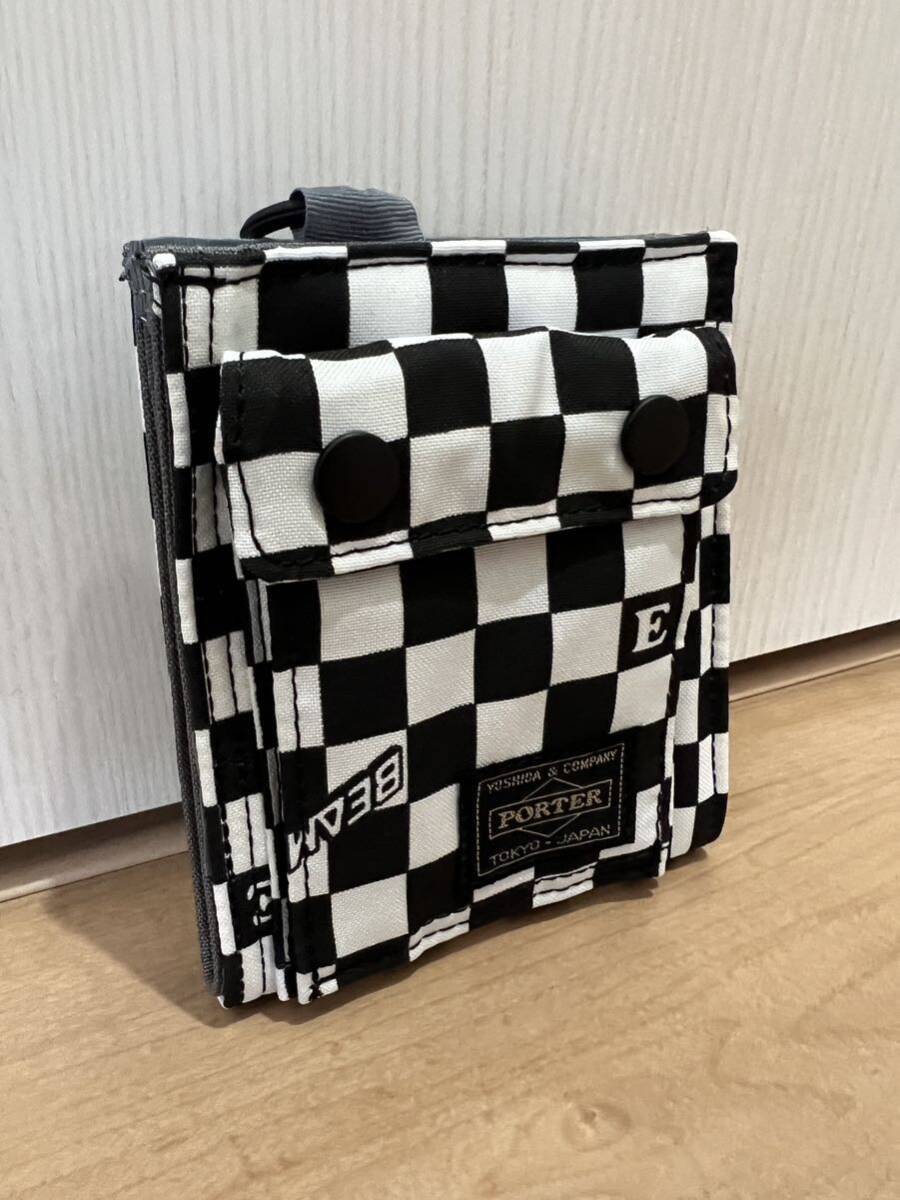 新品 未使用　ポーター×ビームス　２つ折り財布 財布 ウォレット 吉田カバン PORTER BEAMS チェック　チェック柄_画像2