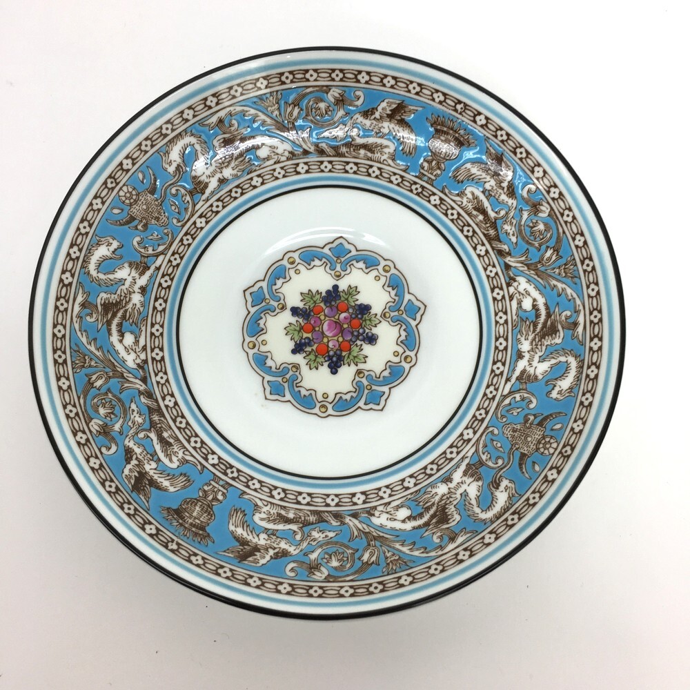 【同梱不可】【60】中古美品 WEDGWOOD Florentine Turquoise フロレンティーン カップ＆ソーサー プレート セット ターコイズ_画像6