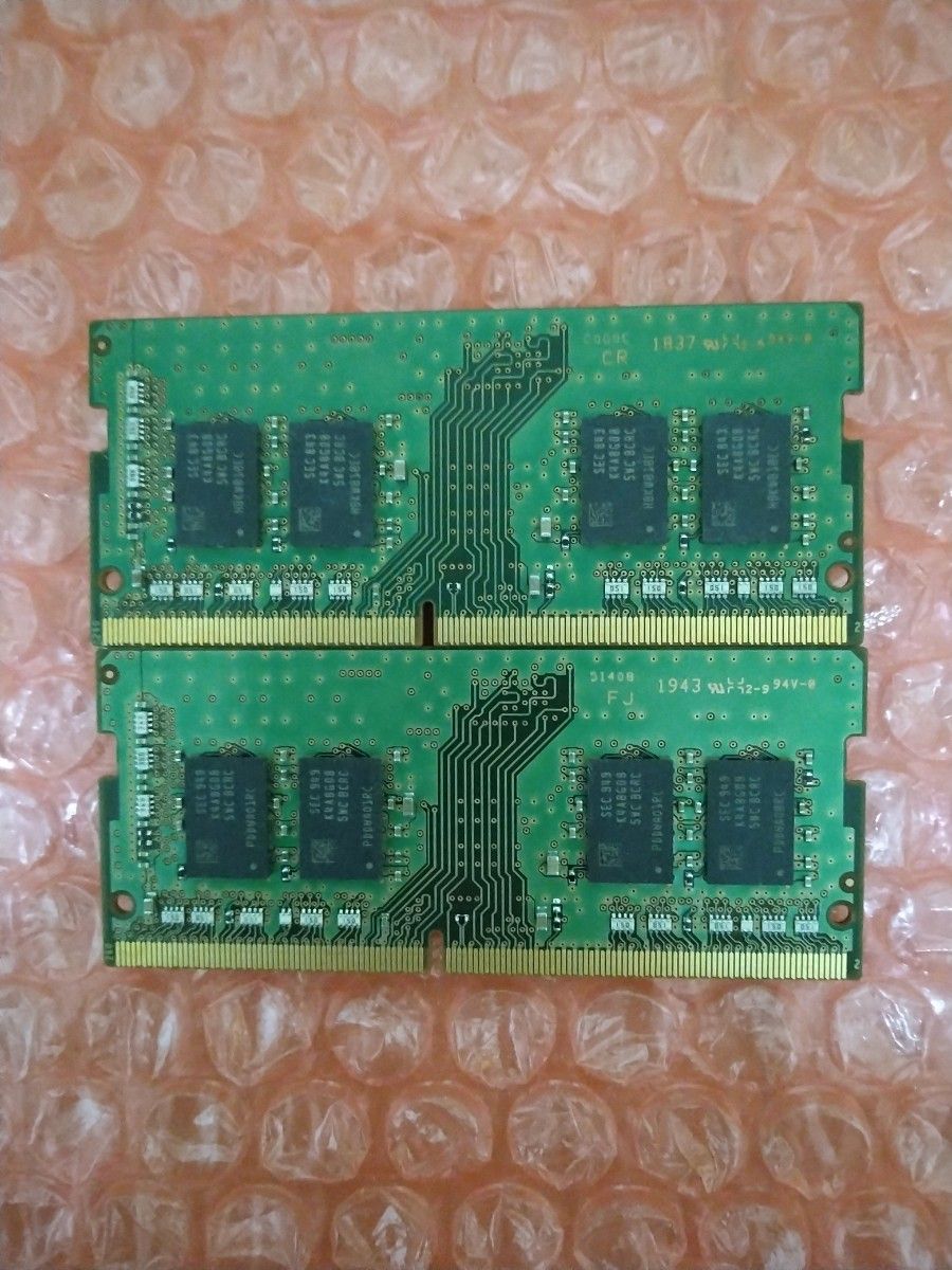 ノートパソコン用DDR4 メモリー 16GB(8GB×2枚)　 PC4-2400T