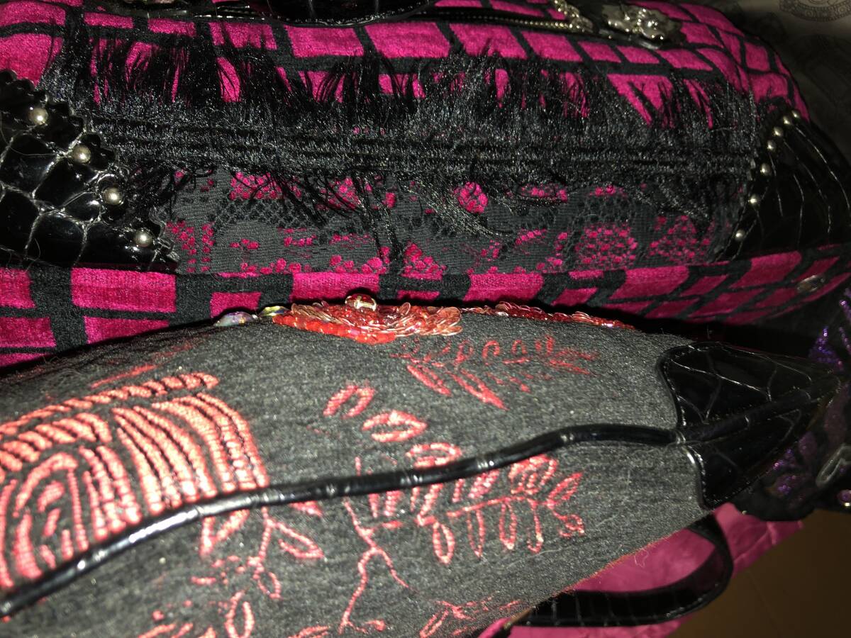  раковина Be роскошный 5 позиций комплект 1 пункт ~! редкий оттенок красного biju- есть гонки сумка + retro японский стиль красный роза сумка + кошка уголок Mini сумка + пенал др. очень красивый товар 