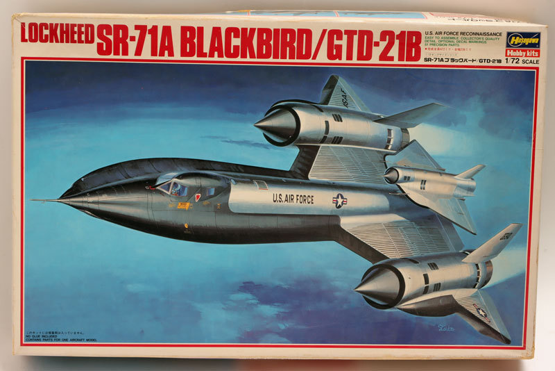 ハセガワ1/72 SR-71Aブラックバード/GTO-21B A-011_画像1