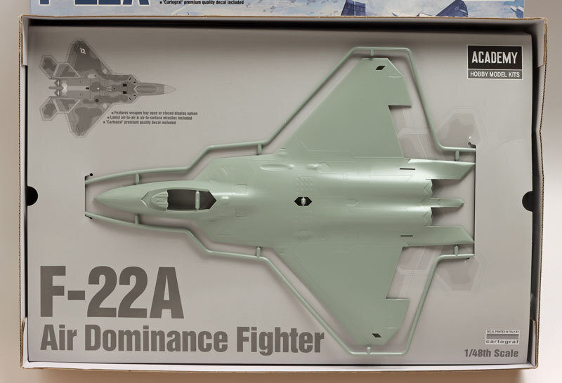 アカデミー1/48 F-22A(カルトグラフ) A-004_画像2