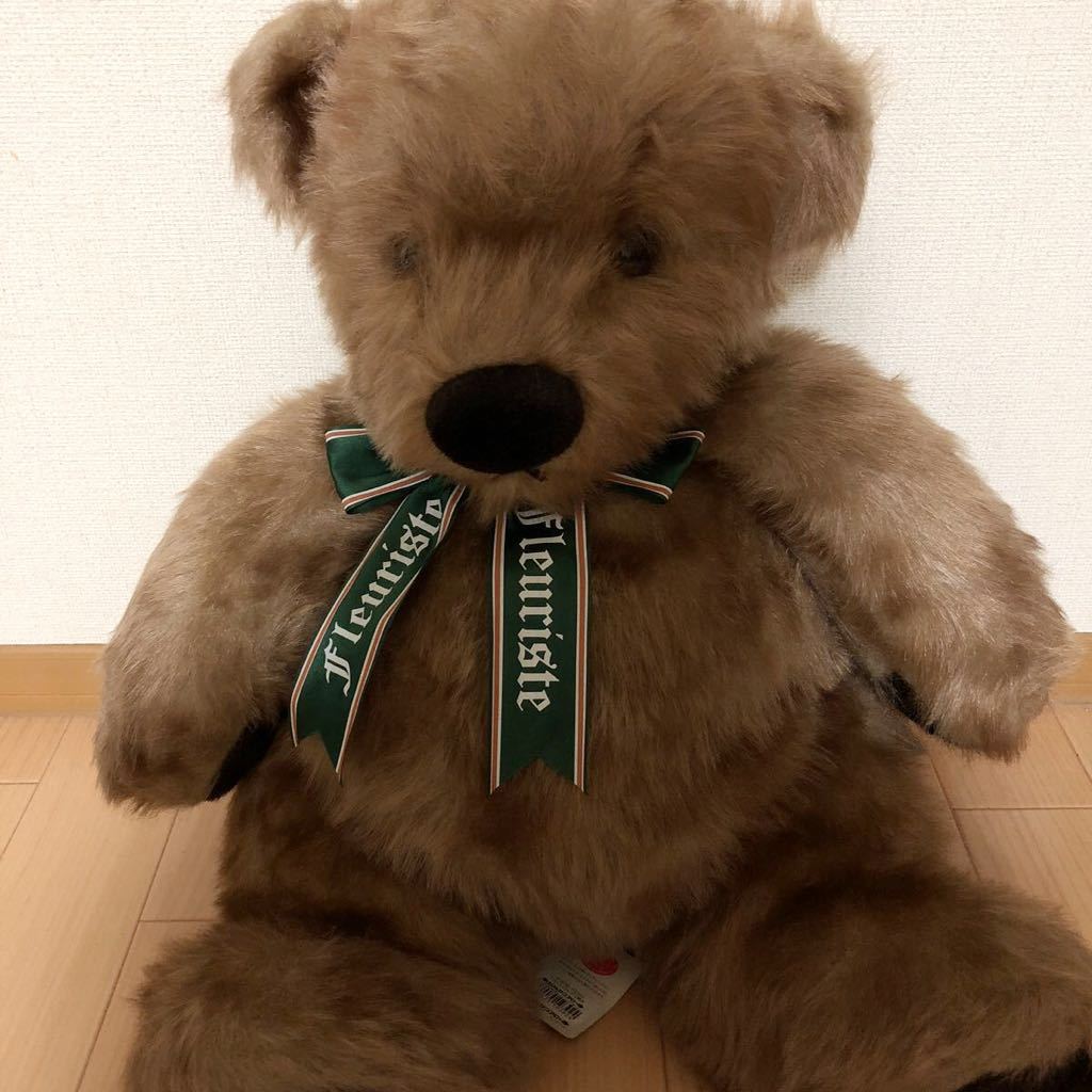 サンアロー くま 特大 ぬいぐるみ フルーリスト クマ特大 レトロ 約60cm テディベア