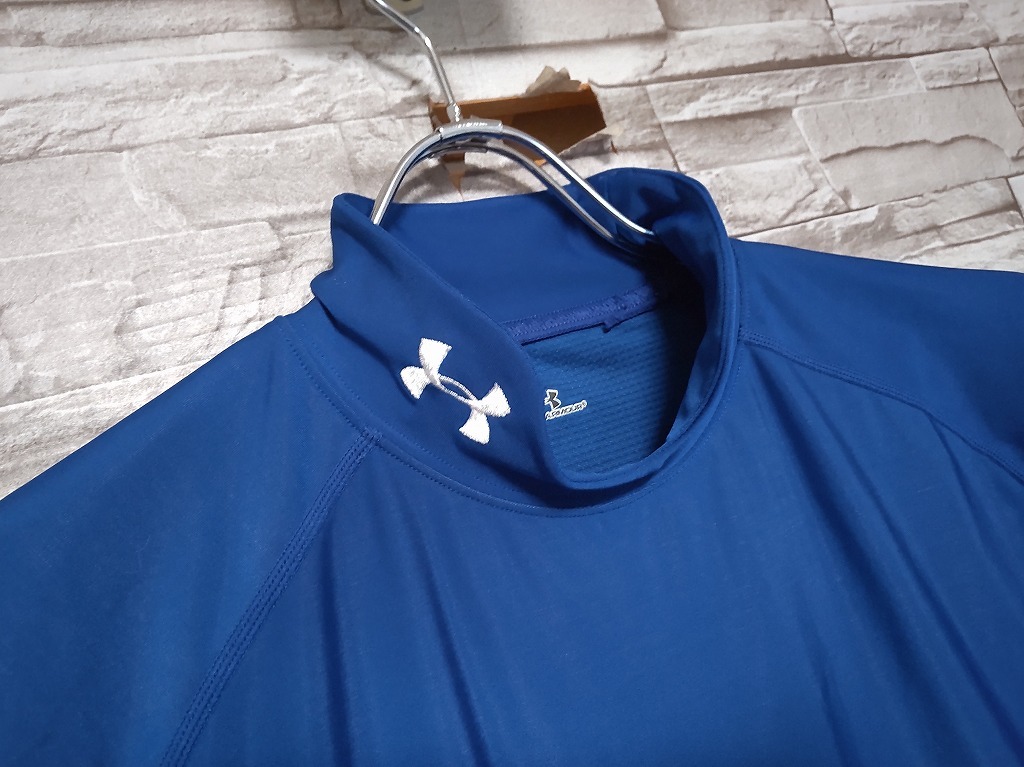 men's G741 UNDER ARMOUR アンダーアーマー 半袖 コンプレッションシャツ Tシャツ 3XL ブルー_画像4