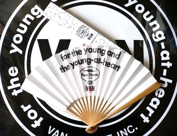 VAN JAC × BOATHOUSE collaboration Logo fan Van ja Kett boat house limited goods JAPAN TRADITIONAL.. writing ..